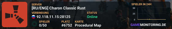 [RU/ENG] Charon Classic Rust