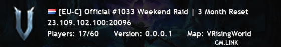 [EU-C] Official #1033 Weekend Raid | 3 Month Reset