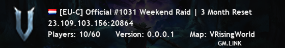 [EU-C] Official #1031 Weekend Raid | 3 Month Reset