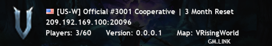 [US-W] Official #3001 Cooperative | 3 Month Reset