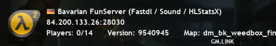 Bavarian FunServer (Fastdl / Sound / HLStatsX)