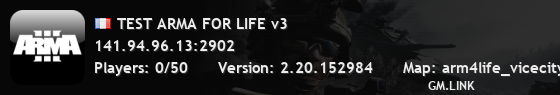 TEST ARMA FOR LIFE v3