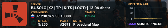 B4 SOLO [X2 | TP | KITS | LOOT+]   #bear