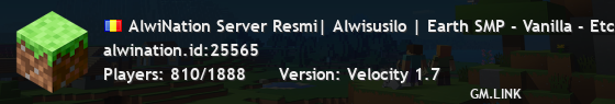 AlwiNation Server Resmi| Alwisusilo | Earth SMP - Vanilla - Etc!