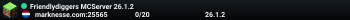 Friendlydiggers MCServer 26.1.2