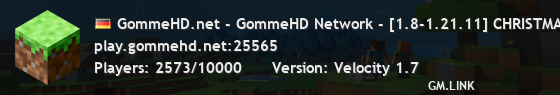GommeHD.net - GommeHD Network - [1.8-1.21.11] CHRISTMAS EVENT + TTT UPDATE