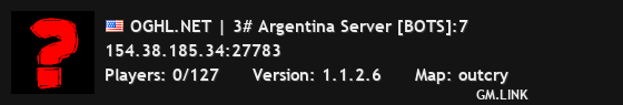 OGHL.NET | 3# Argentina Server [BOTS]:7