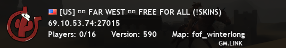[US] ██ FAR WEST ██ FREE FOR ALL (!SKINS)