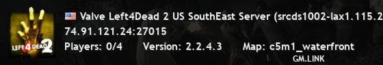 Valve Left4Dead 2 US SouthEast Server (srcds1002-lax1.115.271)