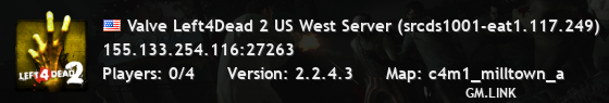 Valve Left4Dead 2 US West Server (srcds1001-eat1.117.249)