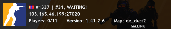 #1337 | #31, WAITING!