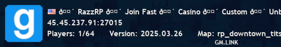 🔴 RazzRP 🔴 Join Fast 🔴 Casino 🔴 Custom 🔴 Unbox �