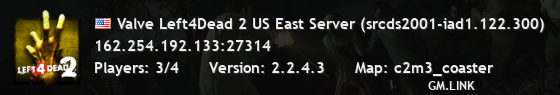 Valve Left4Dead 2 US East Server (srcds2001-iad1.122.300)