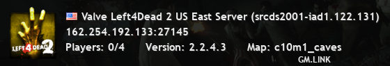 Valve Left4Dead 2 US East Server (srcds2001-iad1.122.131)
