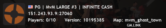 PG | MvM LARGE #3 | INFINITE CASH