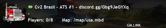 Cv2 Brasil - ATS #1 - discord.gg/Gbg9JeGYXq