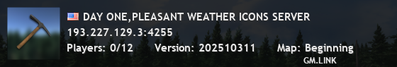 DAY ONE,PLEASANT WEATHER ICONS SERVER