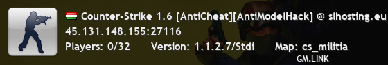 Counter-Strike 1.6 [AntiCheat][AntiModelHack] @ slhosting.eu