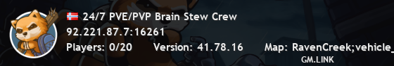 24/7 PVE/PVP Brain Stew Crew