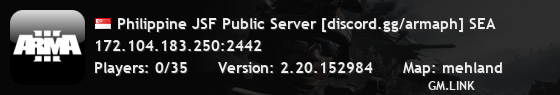 Philippine JSF Public Server [discord.gg/armaph] SEA