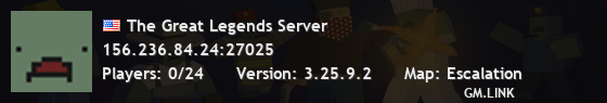 The Great Legends Server