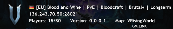 [EU] Blood and Wine | PvE | Bloodcraft | Brutal+ | Longterm |