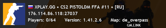 XPLAY.GG • CS2 PISTOLDM FFA #11 • [RU]