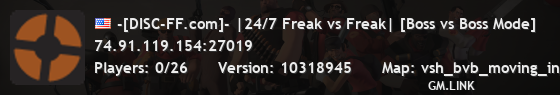 -[DISC-FF.com]- |24/7 Freak vs Freak| [Boss vs Boss Mode]