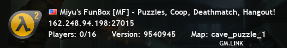 Miyu's FunBox [MF] - Puzzles, Coop, Deathmatch, Hangout!