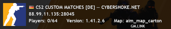 CS2 CUSTOM MATCHES [DE] — CYBERSHOKE.NET