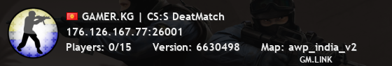 GAMER.KG | CS:S DeatMatch