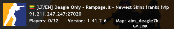 [LT/EN] Deagle Only - Rampage.lt - Newest Skins !ranks !vip
