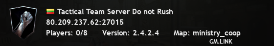 Tactical Team Server Do not Rush