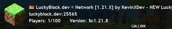 LuckyBlock.dev ⭐ Network [1.21.X] by KevinXDev - NEW Lucky Drops