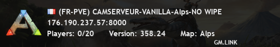 (FR-PVE) CAMSERVEUR-VANILLA-Alps-NO WIPE