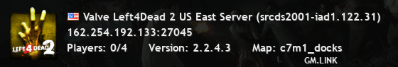 Valve Left4Dead 2 US East Server (srcds2001-iad1.122.31)