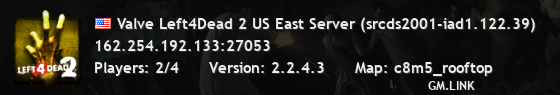Valve Left4Dead 2 US East Server (srcds2001-iad1.122.39)