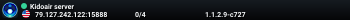 Kidoair server