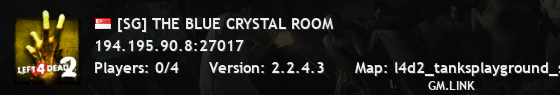 [SG] THE BLUE CRYSTAL ROOM