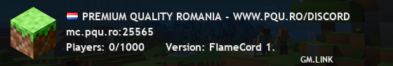 PREMIUM QUALITY ROMANIA - WWW.PQU.RO/DISCORD