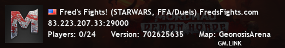 Fred's Fights! (STARWARS, FFA/Duels) FredsFights.com
