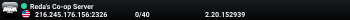 Reda's Co-op Server