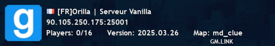 [FR]Orilla | Serveur Vanilla