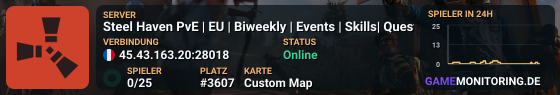 Steel Haven PvE | EU | Biweekly | Events | Skills| Quests