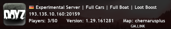 Experimental Server | Full Cars | Full Boat | Loot Boost