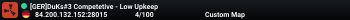 [GER]DuKs#3 Competetive - Low Upkeep