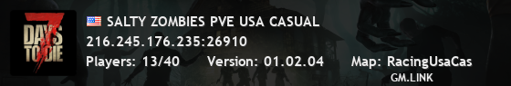 SALTY ZOMBIES PVE USA CASUAL