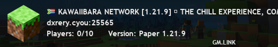 KAWAIIBARA NETWORK [1.21.9] ✿ THE CHILL EXPERIENCE, COME PLAY! ✿