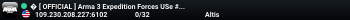 � [ OFFICIAL ] Arma 3 Expedition Forces USe #9 Warlords +WS +RF