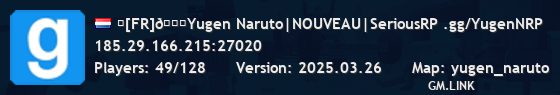 ►[FR]🍃Yugen Naruto|NOUVEAU|SeriousRP .gg/YugenNRP